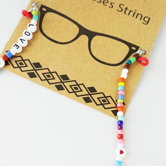 goldmarie Brillenband LOVE IS LOVE - bunt