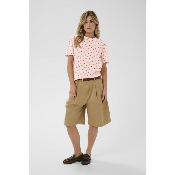 SAINT TROPEZ T-Shirt mit Herzen PammuSZ 30514964 - rosa-rot 