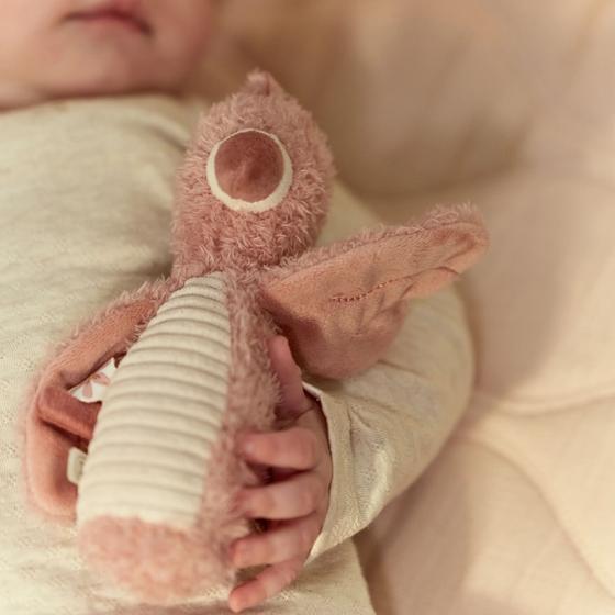 Little Dutch Quetschrassel Safari Friends Flamingo Pink