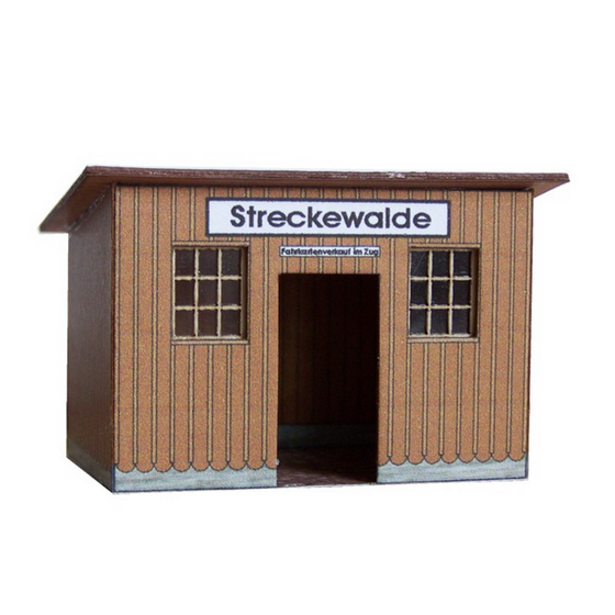 Haltepunkt Streckewalde Stationsgebäude