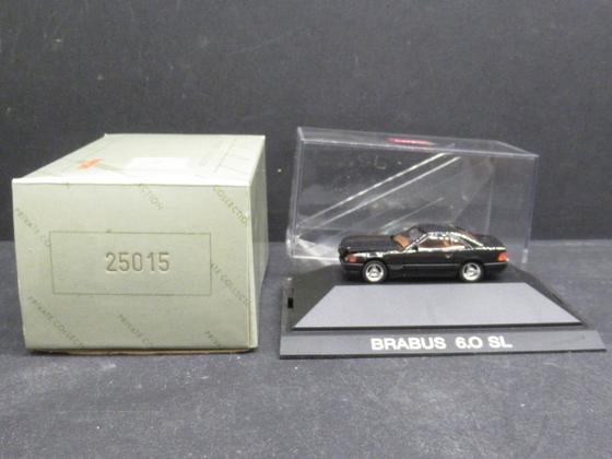 Herpa 25015 Mercedes Benz (MB) Brabus SL schwarz PC-Modell Spur H0 OVP
