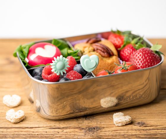 Lekkabox Edelstahl Bento Picks 4er Set Himmelsliebe