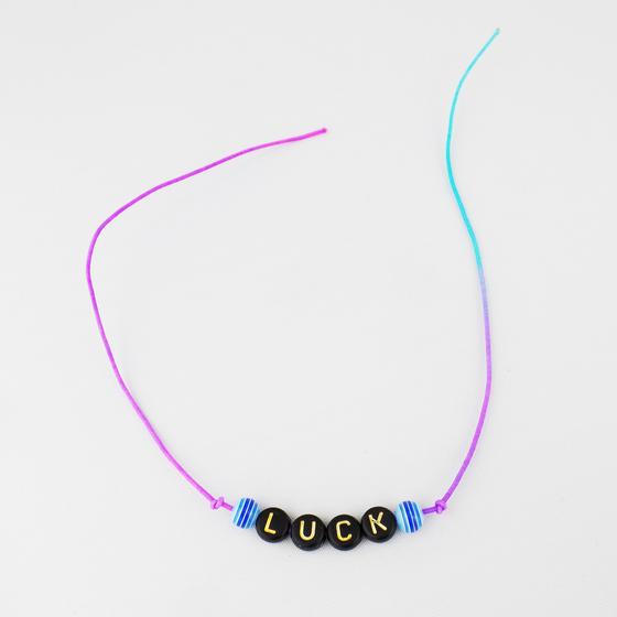 goldmarie Armband LUCK zum Knoten - bunt