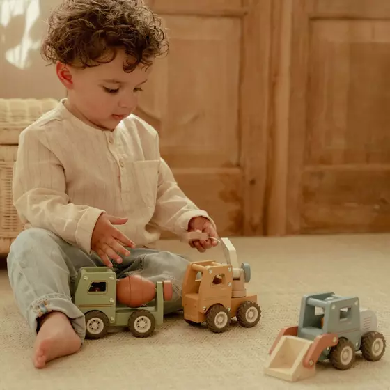 Little Dutch Holz Kranwagen