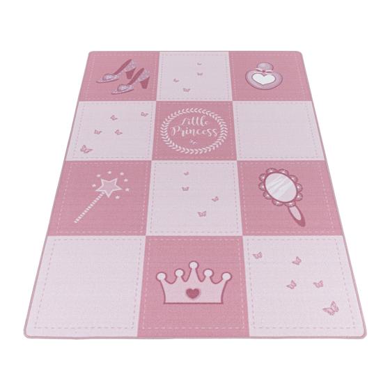 Play Spielteppich Kinderteppich pink pembe