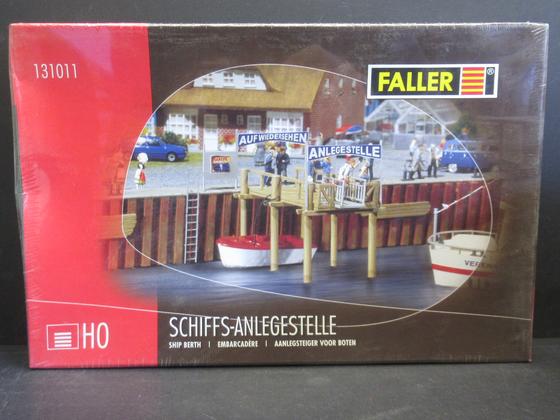Faller 131011 Schiffsanlegestelle als Bausatz für Spur H0, OVP