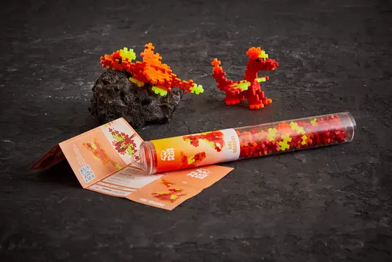 Plus Plus 100 Kreativ Bausteine Feuer Drache 