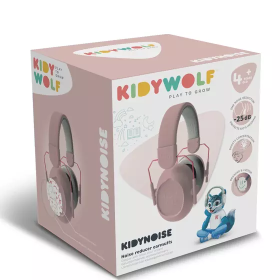 Kidywolf Gehörschutz Kids Rosa