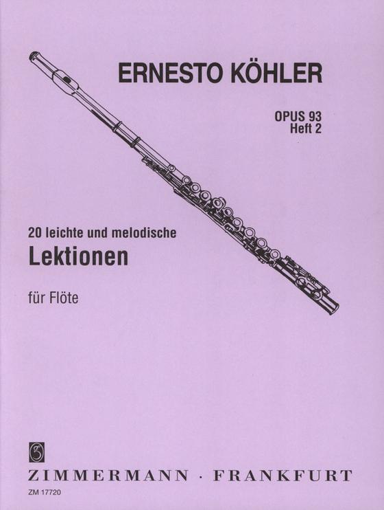 20 leichte und melodische Lektionen für Flöte