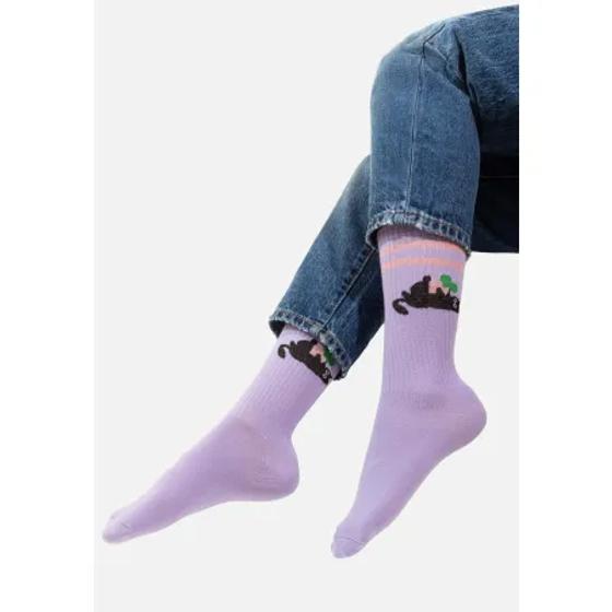 Socken Sport Organic Katze von Kabak