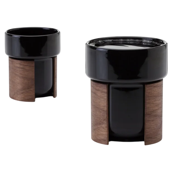 Tonfisk Tee- Kaffeetasse 24cl, schwarz