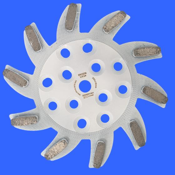 Diamant-Stern-Schleifscheibe <br> Ø 250 mm medium Bindung<br> für universelle Anwendung