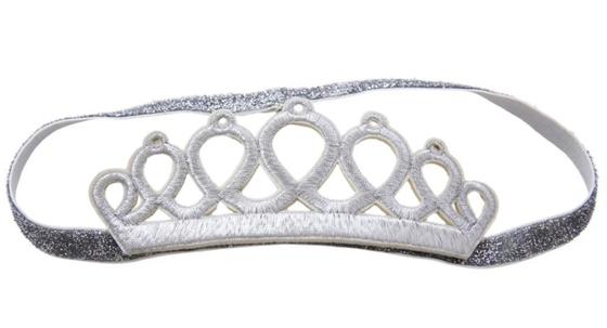 Global Affairs Haarband Krone Silber
