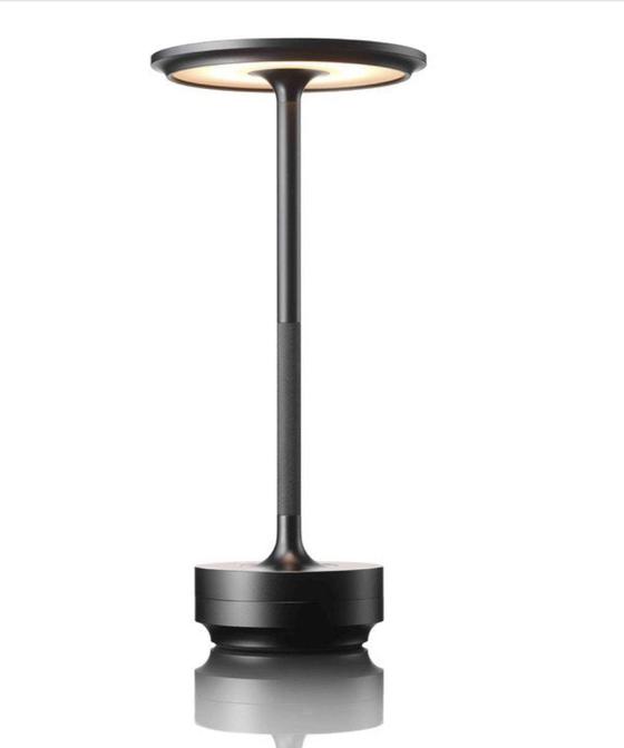 Lampe | Wiederaufladbare LED Tischleuchte für den Außenbereich - Schwarz