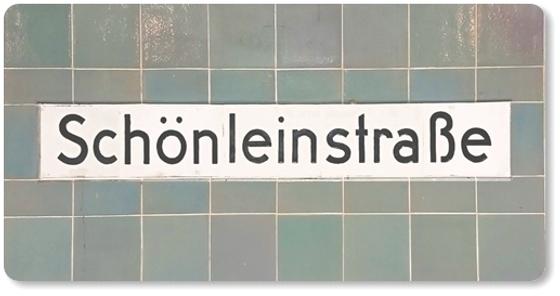 Ubahnhof Schönleinstraße U-Bahn Souvenir Magnet Kühlschrankmagnet Berlin von tom bäcker - U8 Neukölln - Schönheitsstrasse - Gräfekiez - Kottbusser Damm - Hermannplatz - Kotti