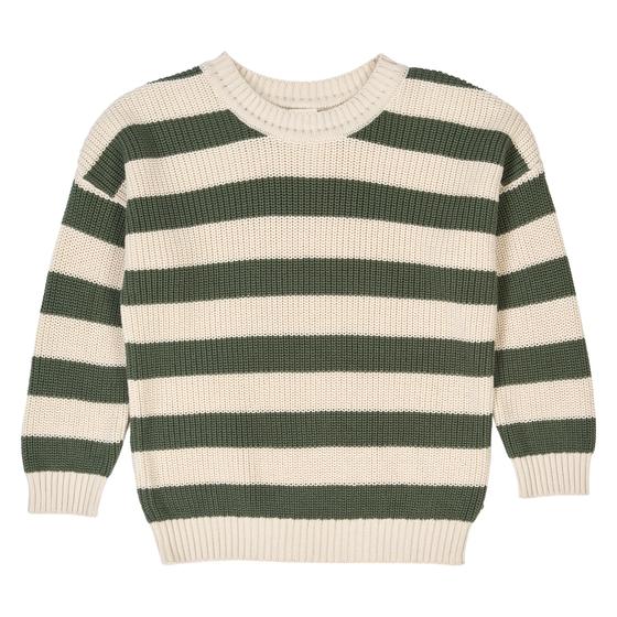 Müsli by Green Cotton Strickpullover Streifen Oak