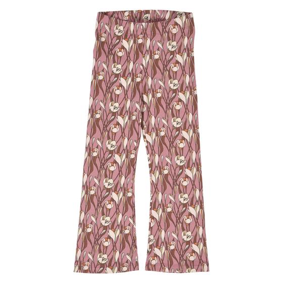 Müsli by Green Cotton Flared Pants Autumn Nostalgia Rose