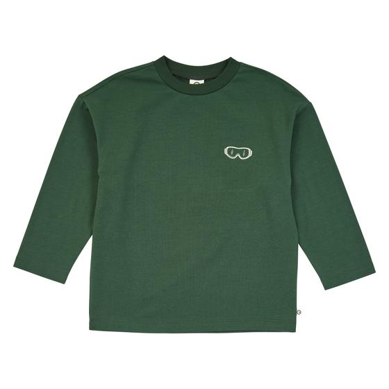 Müsli By Green Cotton Superfan Printed Langarm Shirt Forest Green