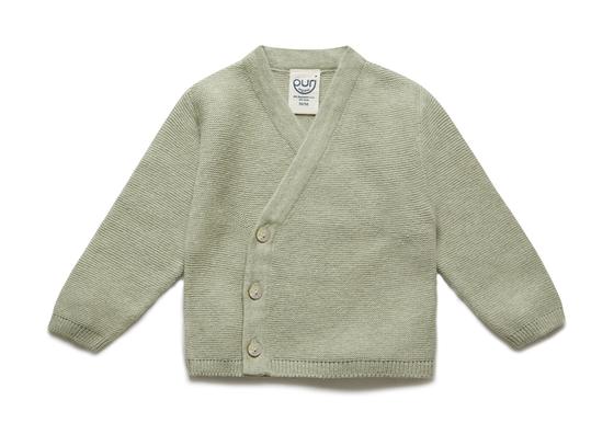 Puri Organic Kimono Krausstrick Pistazie