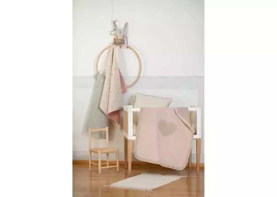 David Fussenegger Babydecke Herzen Allover Filz