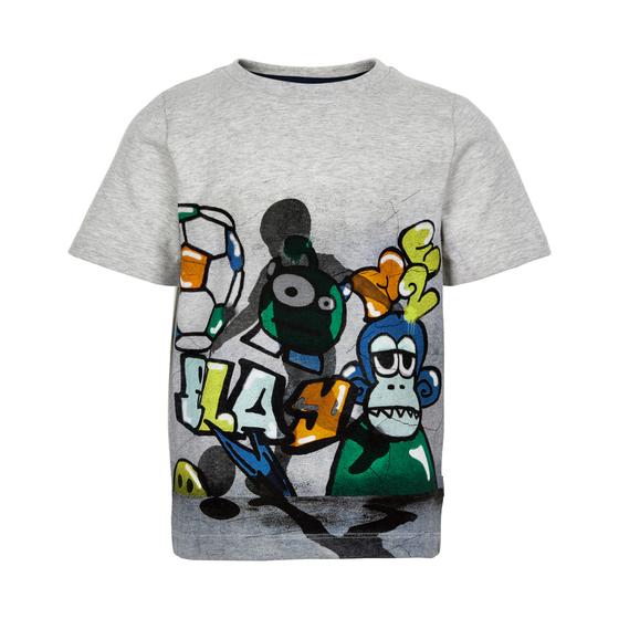 T-Shirt "Crazy Soccer", grau