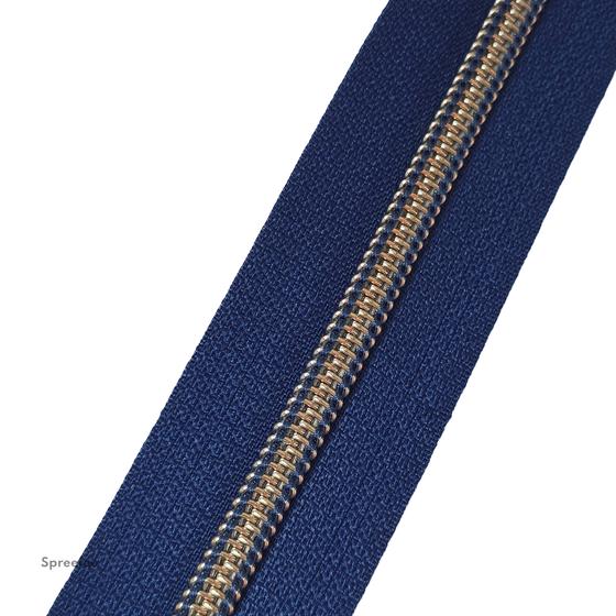 Endlos Reißverschluss breit Altmessing metallisiert für Taschen nähen Made in Germany bei Spreefee alles zum Taschen nähen kaufen