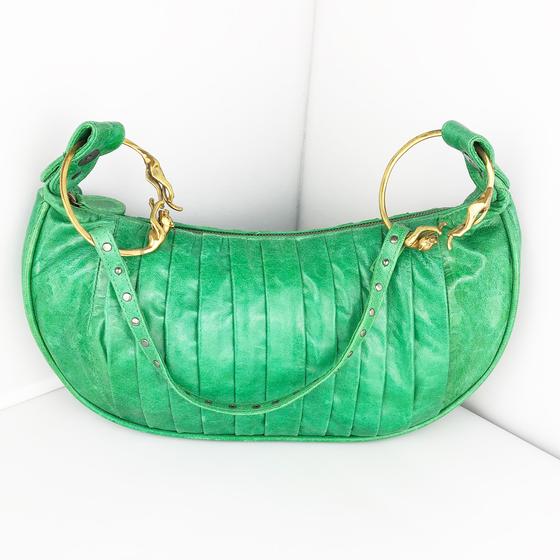 goldmarie Tasche PANTHER MITCH Leder grün 