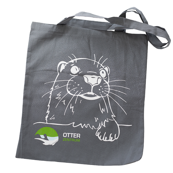 Baumwolltasche OTTER-ZENTRUM, grau