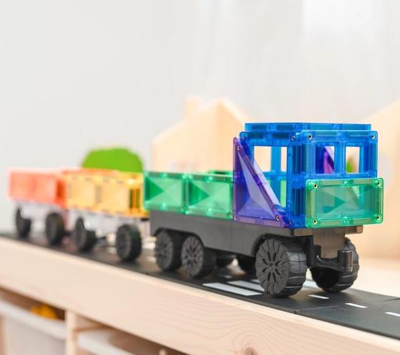 Connetix Magnetbausteine Transport Pack Rainbow 50 Teile