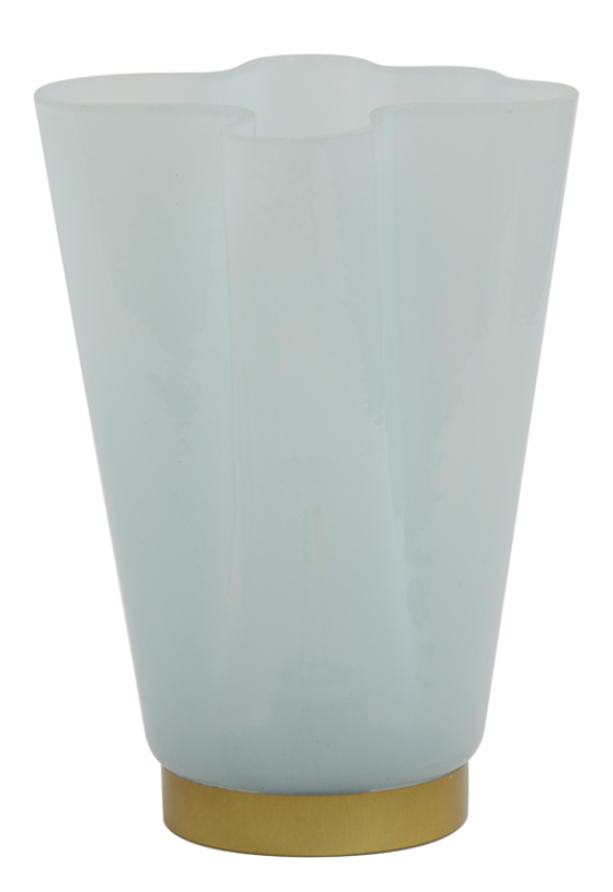 Lampe | Batteriebetriebene LED Tischleuchte Malu - hellblau