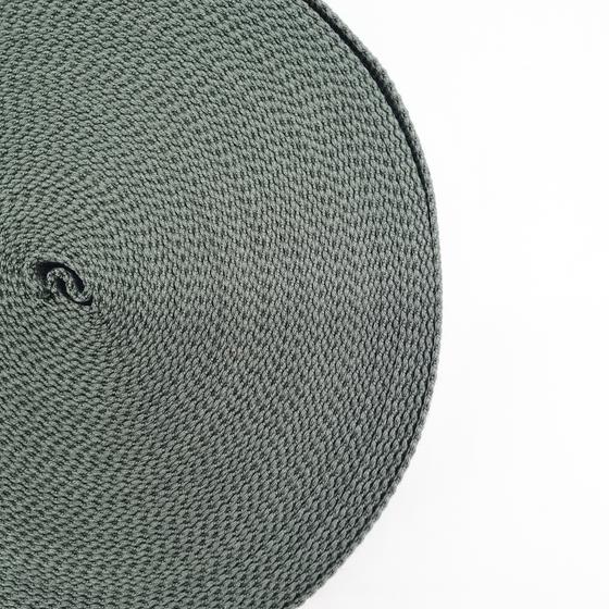 Gurtband Baumwolle 38mm - piniengrün