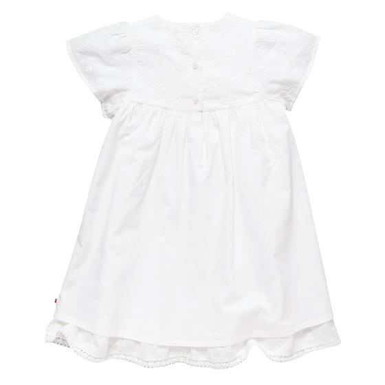 People wear Organic Kleid Kurzarm Gemustert Weiß