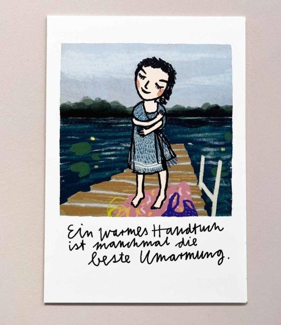 Silke Schmidt Mini Druck Umarmung