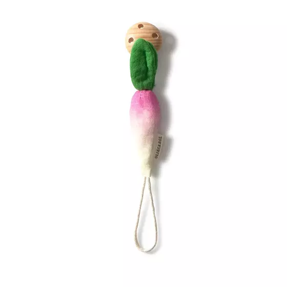 Oli&Carol Pacifier Clip Ramona the Radish