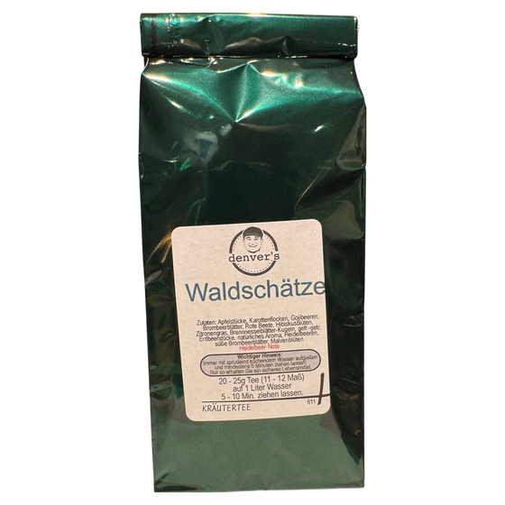 Kräutermischung Waldschätze, 100g Tüte
