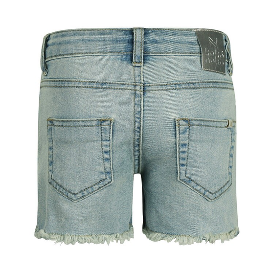 Jeans-Shorts Used-Look mit Stickerei