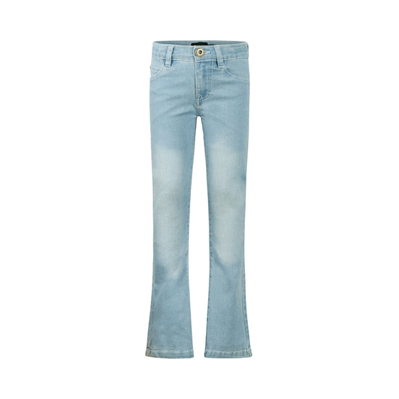 Flared-Jeans, elastisch, blue jeans