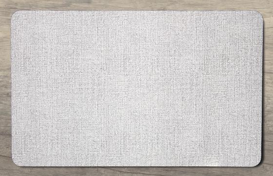 U-Bahnhof Bernauer Strasse Frühstücksbrettchen - schwarzes Schild mit weißer Schrift auf beigem Fliesenhintergrund