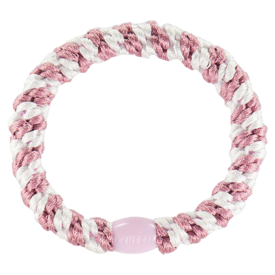 Kknekki Haargummi Old Pink White Stripe