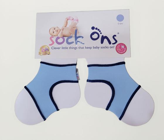 Sock-ons®, die ultimativen Sockenhalter, hellblau