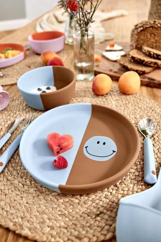 Lässig Kinderbesteck - Cutlery mit Silikongriff Happy Rascals Smile