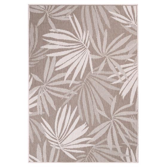 DUO Rug wendbarer Teppich creme braun