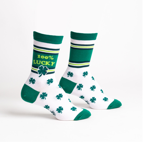 SOCK it to me Strümpfe 100% LUCKY W0471 - grün-weiß