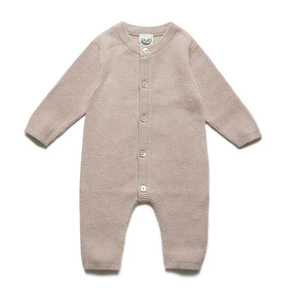 Puri Organic Overall Perlfangstrick Cameo Rose