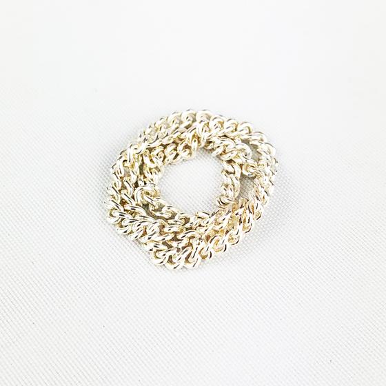 goldmarie Ring TRIPLE CHAIN 925er Silber