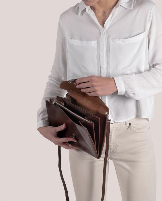 Oldschool Tasche L mit Schnalle