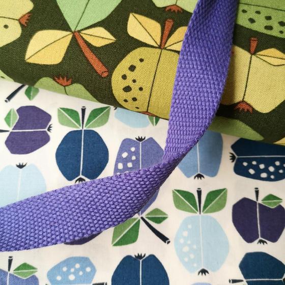 Gurtband lila lavendel 38mm