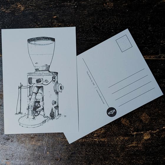 Postkarte - Mahlkönig