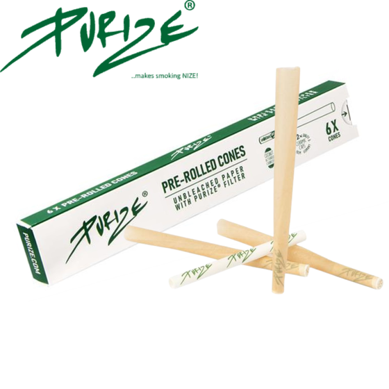 Konische Hülsen, PURIZE®, King Size Slim, 6er