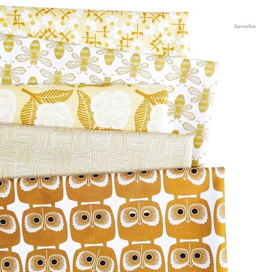 Fat Quarter Bundle Sweet Floral Scent Loes van Oosten